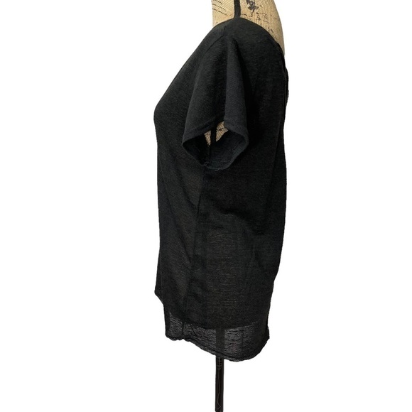 Very J Boutique Criss Cross Back Raw Hem Boho Top - Picture 8 of 12